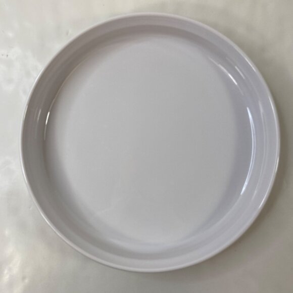 Corning Ware French White Pie Plate Fluted 10.5" Round Quiche Baking Dish - Picture 2 of 7